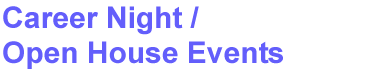 Career Night / Open House Events