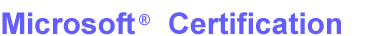 Microsoft Certification