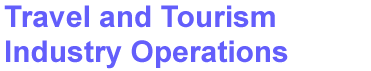 Travel and Tourism Industry